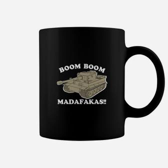 Taktisches Panzer-Design Tassen Boom Boom Madafakas, Lustiges Militär Tee - Seseable