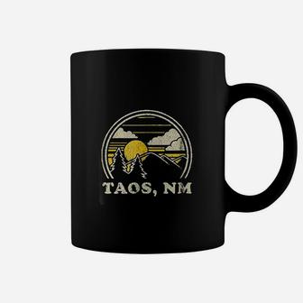 Taos New Mexico Nm Vintage Hiking Mountains Coffee Mug - Seseable