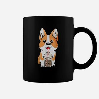 Tea Corgi Dog Puppy Lover Kawaii Japanese Anime Coffee Mug - Seseable