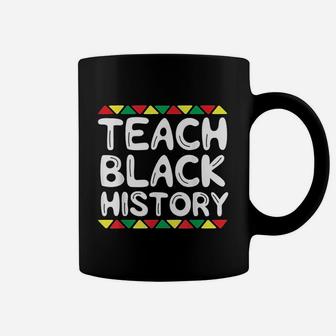 Teach Black History Teacher School African Tribal Coffee Mug - Seseable