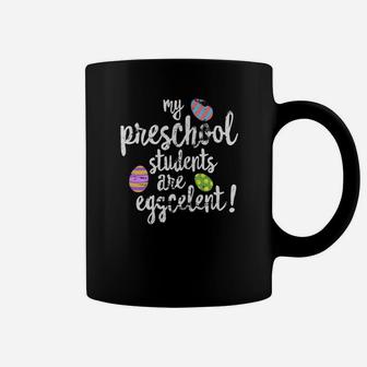 Teacher Easter My Preschool Students Distressed Coffee Mug - Seseable