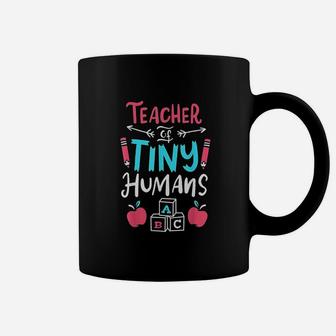 Teacher Preschool Of Tiny Humans Coffee Mug - Seseable