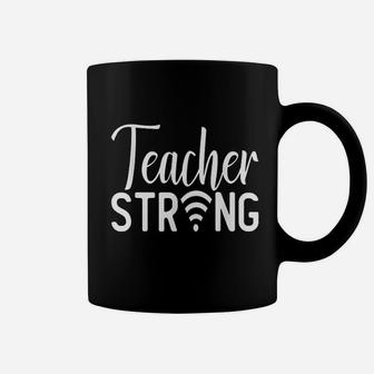 Teacher Strong Wifi Sign Distance Learning Virtual Teacher Coffee Mug - Seseable