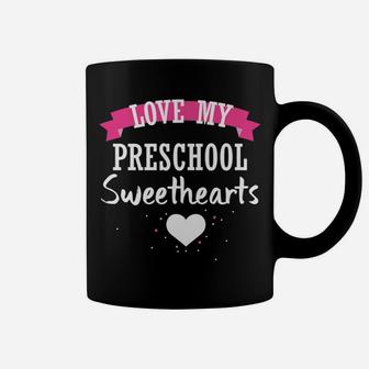 Teacher Valentine Day Love Preschool Grade Sweethearts Coffee Mug - Seseable