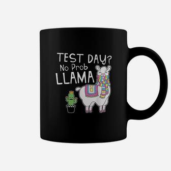 Teachers Testing Day Gifts Test Day No Prob Llama Teacher Coffee Mug - Seseable