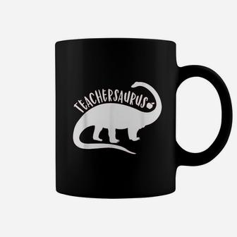 Teachersaurus Funny Teacher Dinosaur Appreciation Coffee Mug - Seseable