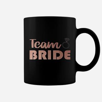 Team Bride Wedding Bachelorette Rose Gold Party Coffee Mug - Seseable