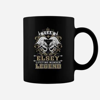Team Elsey Lifetime Member Legend -elsey T Shirt Elsey Hoodie Elsey Family Elsey Tee Elsey Name Elsey Lifestyle Elsey Shirt Elsey Names Coffee Mug - Seseable