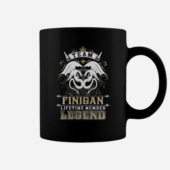 Team Finigan Lifetime Member Legend -finigan T Shirt Finigan Hoodie Finigan Family Finigan Tee Finigan Name Finigan Lifestyle Finigan Shirt Finigan Names Coffee Mug - Seseable