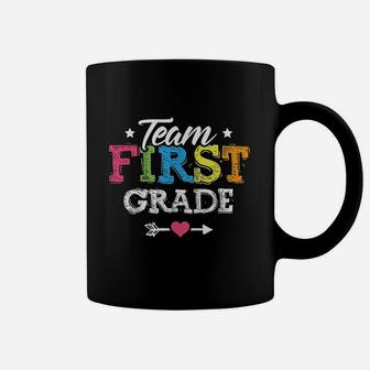 Team First Grade Teacher Student Back To School Kids Coffee Mug - Seseable