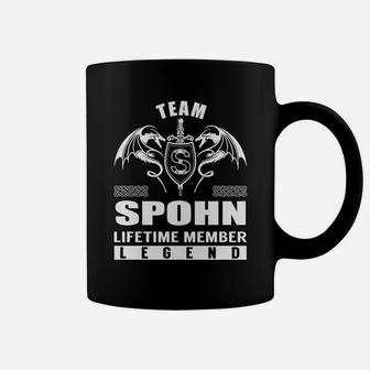 Team Spohn Lifetime Member Legend Name Tshirts Coffee Mug - Seseable