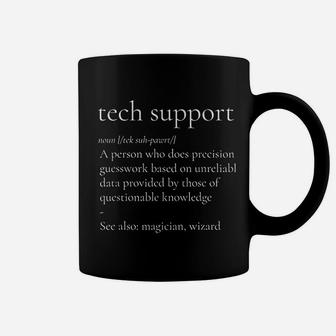 Tech Support Funny Definition Internet Nerd Coffee Mug - Seseable
