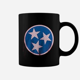 Tennessee Flag| Vintage Distressed Coffee Mug - Seseable