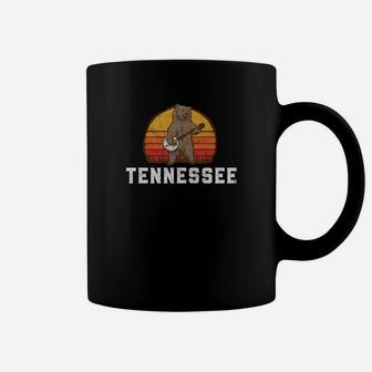Tennessee Vintage Bear Bluegrass Banjo Coffee Mug - Seseable