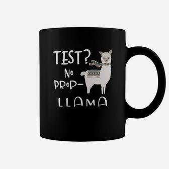 Test No Probllama Testing Teacher Educator Funny Coffee Mug - Seseable