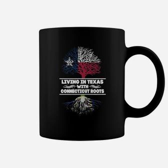 Texas With Connecticut Roots Coffee Mug - Seseable