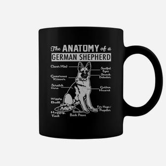 The Anatomy Of A German Shepherd Shirt Coffee Mug - Seseable