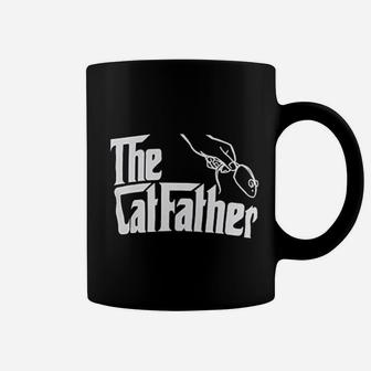 The Catfather Funny Cute Cat Father Dad Owner Pet Kitty Kitten Fun Humor Coffee Mug - Seseable
