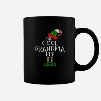 The Cool Grandma Elf Gift Matching Family Group Christmas Coffee Mug - Seseable