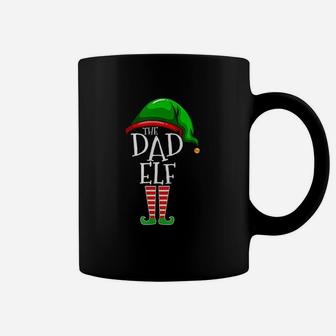 The Dad Elf Family Matching Group Christmas Daddy Coffee Mug - Seseable