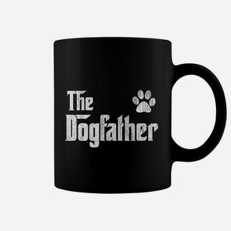The Dogfather Gift For Dog Dad Gift For Men Best Dog Dad Paw Coffee Mug - Seseable