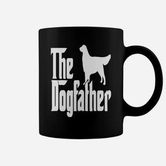 The Dogfather Golden Retriever, dad birthday gifts Coffee Mug - Seseable