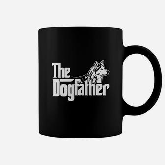 The Dogfather Husky, dad birthday gifts Coffee Mug - Seseable