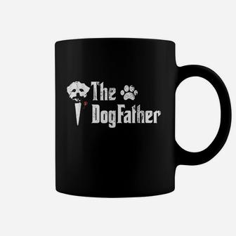 The Dogfather Maltese Dog Dad, dad birthday gifts Coffee Mug - Seseable