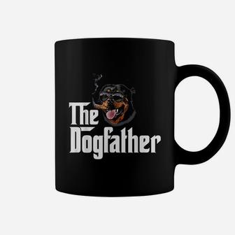 The Dogfather Rottweiler Funny Dog Owner Gift Dog Lover Coffee Mug - Seseable