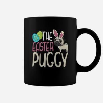 The Easter Puggy Pug Dog Easter Bunny Coffee Mug - Seseable