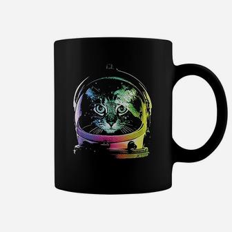 The Goozler Neon Space Cat Astronaut Kitten Coffee Mug - Seseable