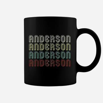 The Name Is Anderson In Funny Retro Vintage Disco Coffee Mug - Seseable