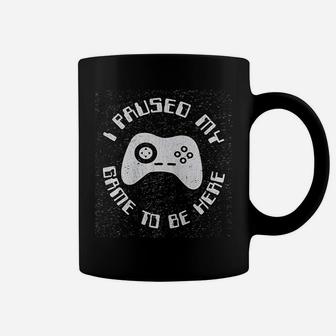The Original Retro Brand I Paused My Game To Be Here Vintage Coffee Mug - Seseable