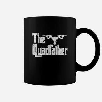 The Quadfather Funny Parody Fpv Quadcopter Drone Pilot Gift Coffee Mug - Seseable