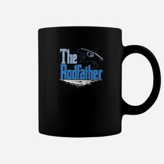 The Rodfather Funny Parody For Fishing Lovers Coffee Mug - Seseable