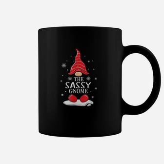 The Sassy Gnome Matching Family Christmas Coffee Mug - Seseable
