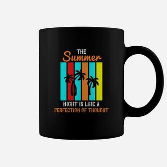 The Summer Night Is Like A Perfection Of Thought Coffee Mug - Seseable
