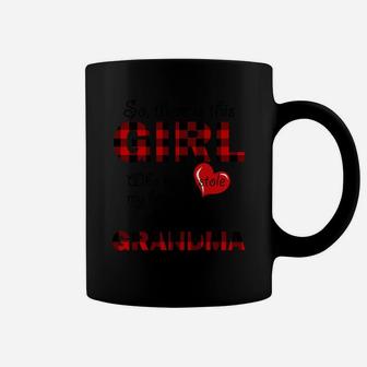 There Is This Girl Who Stole My Heart She Calls Me Grandma Coffee Mug - Seseable