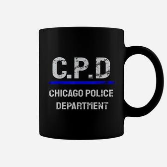 Thin Blue Line Cpd Chicago Police Department Coffee Mug - Seseable