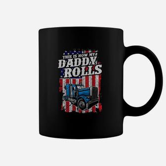 This Is How Daddy Rolls, dad birthday gifts Coffee Mug - Seseable