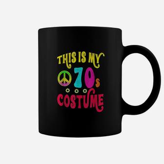 This Is My 70s Costume Groovy Peace Halloween Coffee Mug - Seseable