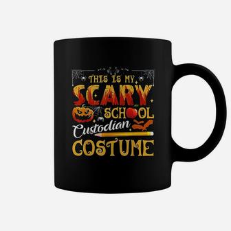 This Is My Scary School Custodian Costume Funny Halloween Coffee Mug - Seseable