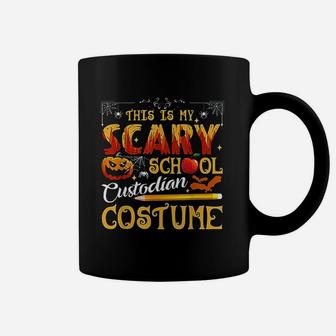 This Is My Scary School Custodian Costume Funny Halloween Coffee Mug - Seseable