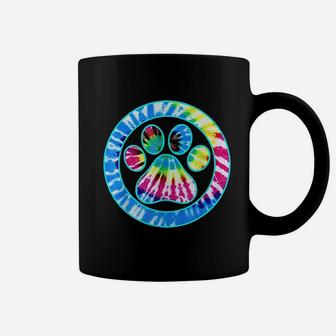 Tie Dye Animal Cat Dog Paw Coffee Mug | Seseable CA