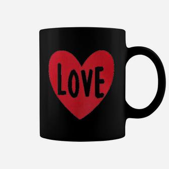 Toddler Baby Girl Valentine's Day Red Heart Love Coffee Mug - Seseable