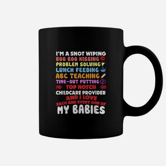 Top Notch Daycare Teacher I Love Each Every One Of My Babies Coffee Mug - Seseable