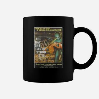 Top Sci Fi Robot Halloween Earth Invasion Shirt Coffee Mug - Seseable