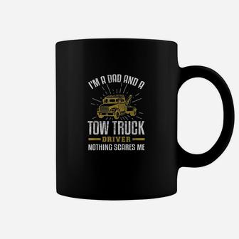 Tow Truck Driver Dad Funny Tow Truck Father Gift Coffee Mug - Seseable