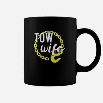 Tow Truck Driver Wife Gift For Repo Truckers Hook Design Coffee Mug - Seseable