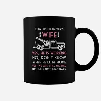 Tow Truck Driver Wife I Love My Tow Truck Driver Coffee Mug - Seseable